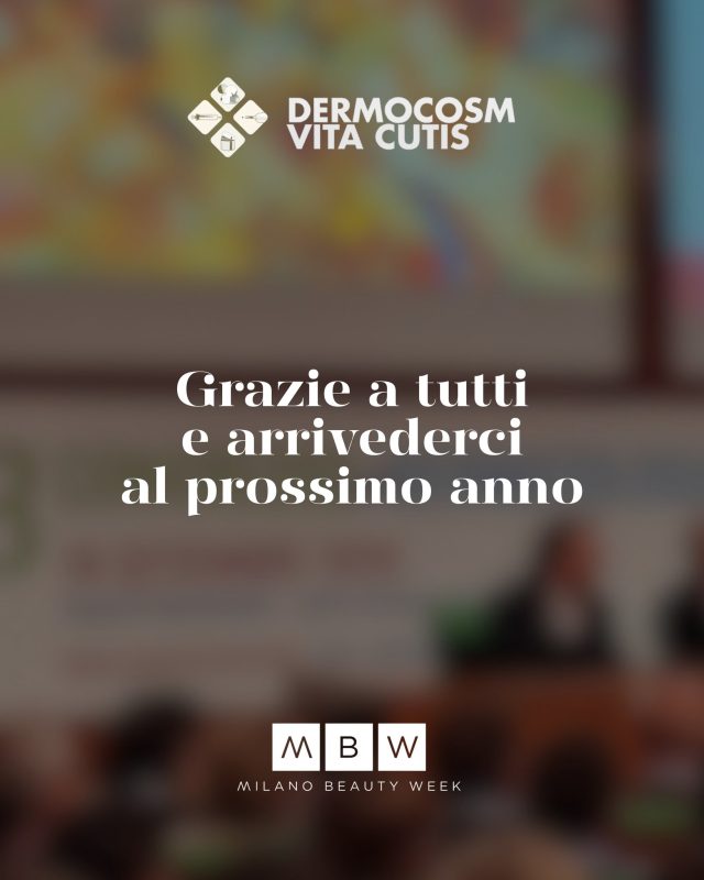💠 Si è conclusa la terza edizione di DERMOCOSM VITA CUTIS – Congresso di Dermatologia Rigenerativa di ISPLAD 💠

L'evento, organizzato in occasione della Milano Beauty Week, ha contato oltre 400 presenze, segno di un crescente interesse verso la #dermatologia rigenerativa.

Ci salutiamo con una citazione che riassume l'intero messaggio del Congresso:
“La salute è bellezza. Non c’è bellezza senza salute e non c’è progresso nella salute senza ricerca”
Prof. Antonino Di Pietro - Presidente DERMOCOSM, Presidente ISPLAD

Il prossimo appuntamento con la quarta edizione di Dermocosm è previsto a settembre 2027: iscriviti alla newsletter per conoscere in anteprima tutti i dettagli!

www.dermocosm.com 
#dermatologiarigenerativa #dermocosm #ricercascientifica #milanobeautyweek