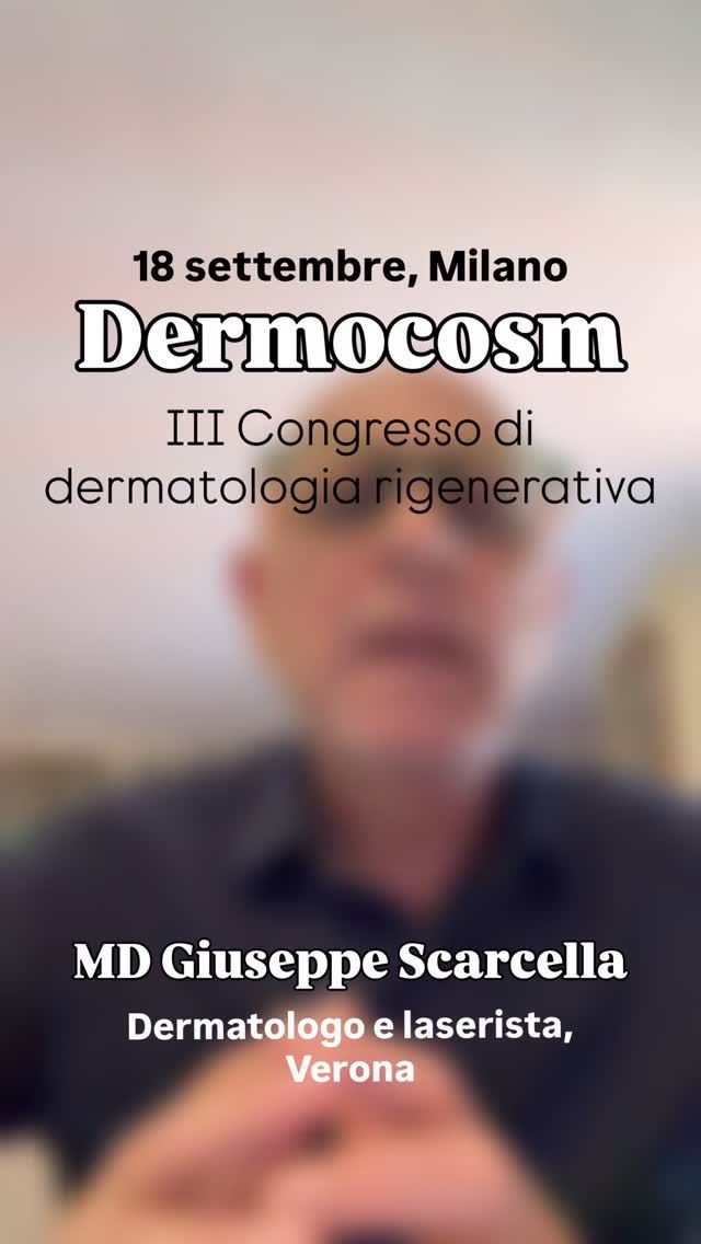 Il dottor Giuseppe Scarcella - dermatologo e laserista - presenterà un’analisi retrospettiva sui risultati ottenuti con l’asportazione con Laser Pico e Laser CO2 frazionato di tatuaggi cosmetici.

Per informazioni sull’iscrizione o per conoscere il programma completo visita il sito dermocosm.com

📍 Palazzo Castiglioni, Milano
📆 18 settembre 2026
🎓 7 crediti ECM

Partecipazione gratuita per gli specializzandi.

Grazie alle aziende sponsor per il loro sostegno incondizionato.

#dermocosm #dermocosmvitacutis #mbw #milanobeautyweek #dermatologiarigenerativa

@associazionecosmeticaitalia @milanobeautyweek